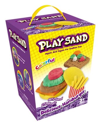 Play Sand Kinetisk Legesand Hamburger  908      Farver