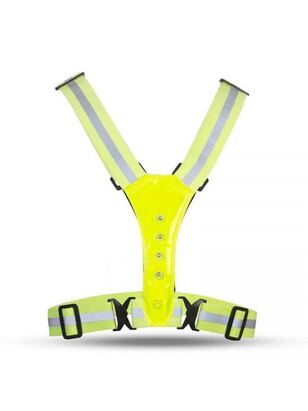 Pro Sport Led Refleksvest Med Led Lys Til Løb Cykling Træning