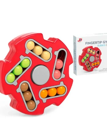 Puzzle Beads Fidget Legetøj  Rund  Rød