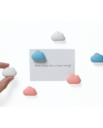 Qualy Cloud Magnet   Blå  Lyserød