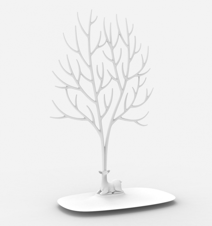 Qualy Design My Deer Smykketræ Hvid