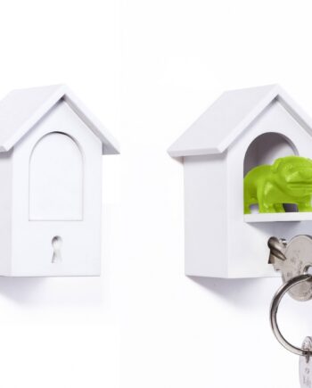 Qualy Design Vagthund Nøgleholder   Hus  Grøn