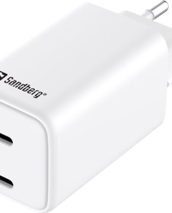 Sandberg Ac Oplader Med Dobbelt Usb-  Pd65w Eu