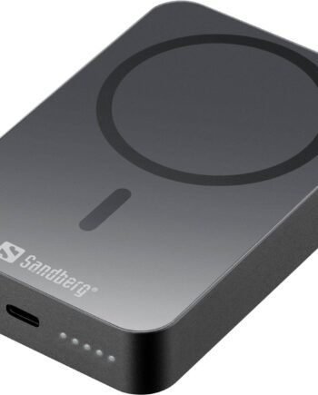 Sandberg Magnetisk Trådløs Powerbank 10000 Alu