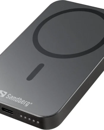 Sandberg Magnetisk Trådløs Powerbank 5000 Alu