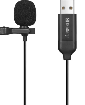 Sandberg Streamer Usb Clip Microphone