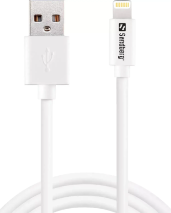 Sandberg Usb Lightning Kabel       Hvid