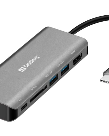 Sandberg Usb-  Dock Hdmi Lan Sd Usb 61w  Hvid