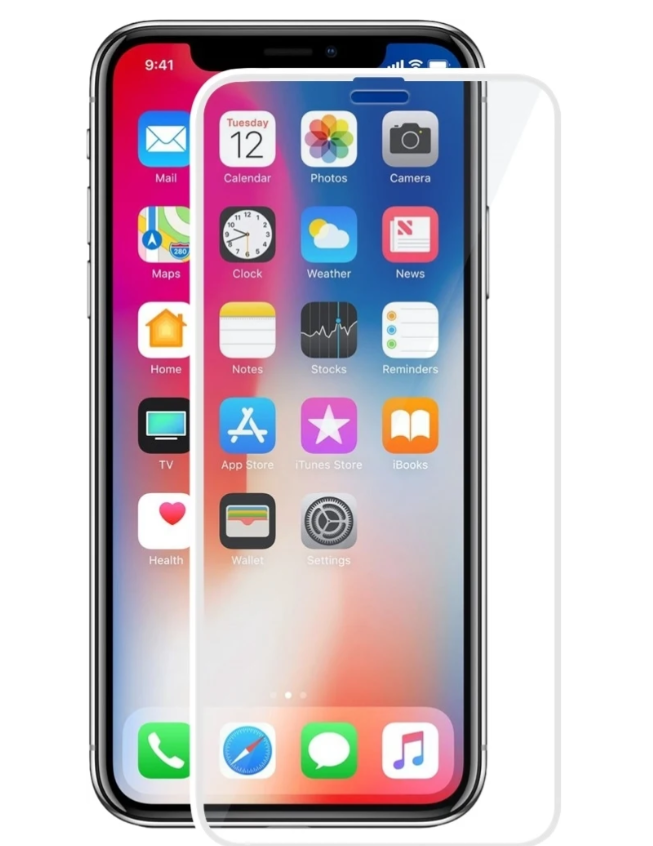 Skærmbeskyttelse 9h Glas Iphone Xr Hvid