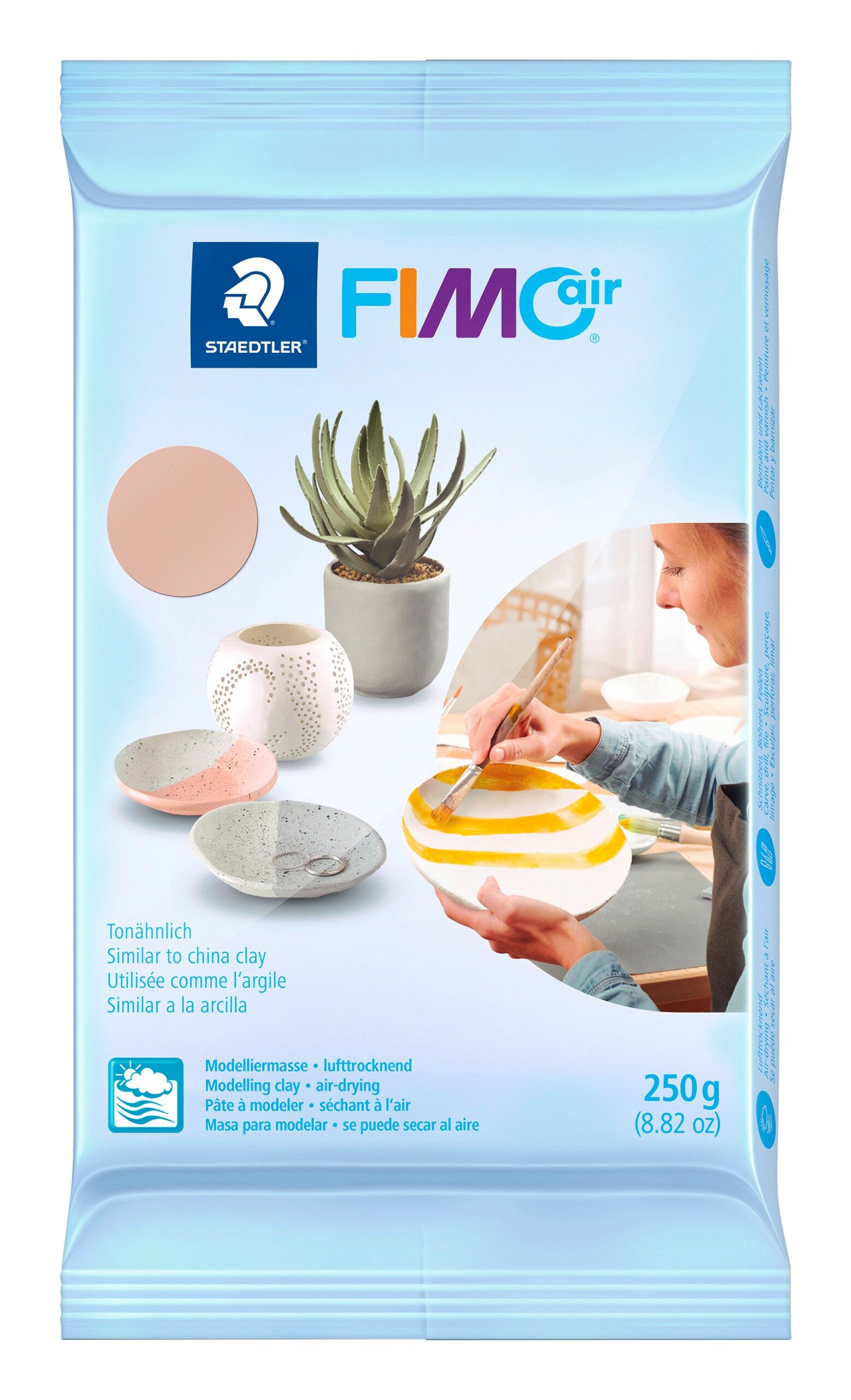 Staedtler Fimo Modelleringsler Air 250g Fersken