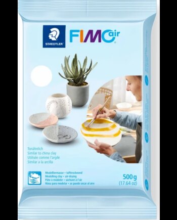 Staedtler Fimo Modelleringsler Air 500g  Hvid