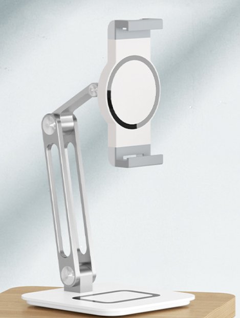 Tablet Mobil Bordstander Sølv