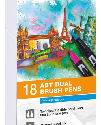 Tombow Abt Dual Brush 18p-  Basic    18 Stk  Tusch Med Dobbeltspids