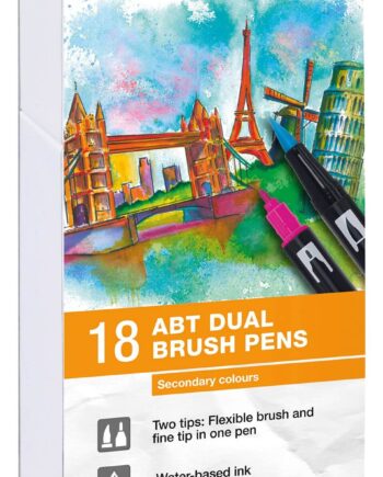 Tombow Abt Dual Brush 18p-  Basic    18 Stk  Tusch Med Dobbeltspids