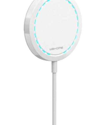 Trådløs Magnetisk Lader    Lys 15w  Magsafe Kompatibel  Hvid