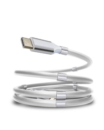 Usb  Usb-  Qc Magnetkabel       Hvid