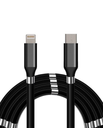 Usb-   Lightning Qc Magnetkabel       Sort