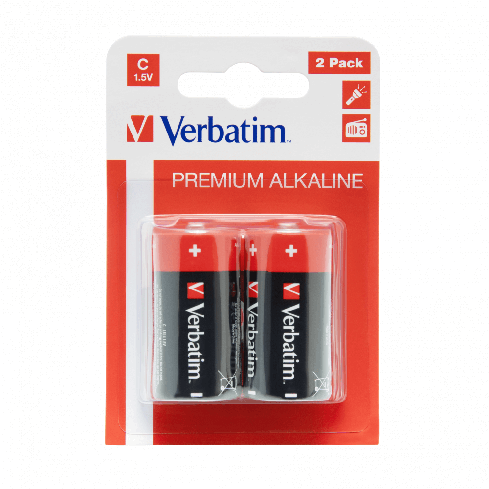 Verbatim Alkaline Lr14 Batteri Pk