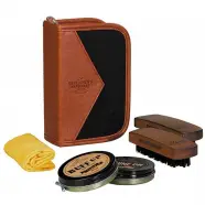 Gentlemen   Hardware Shoe Shine Kit Charcoal