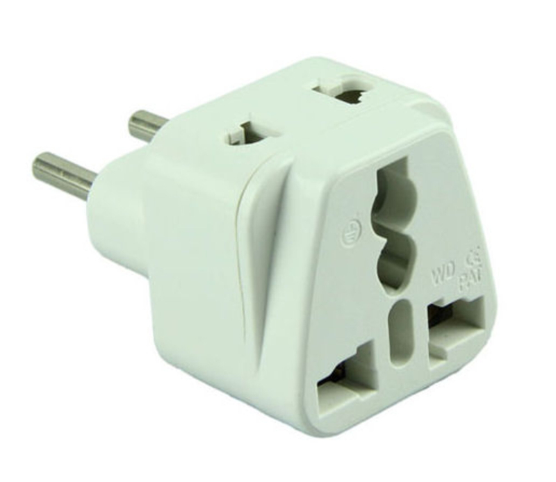 220v Adapter Dk-verden  Dobbelt