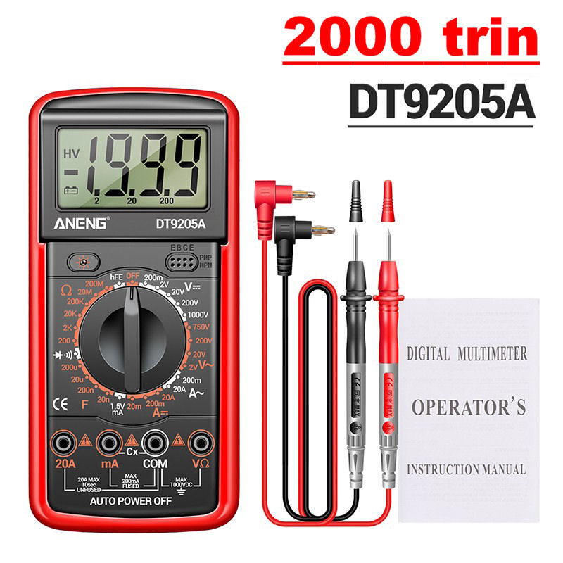 Aneng Dt9205a Multimeter  2000 Trin