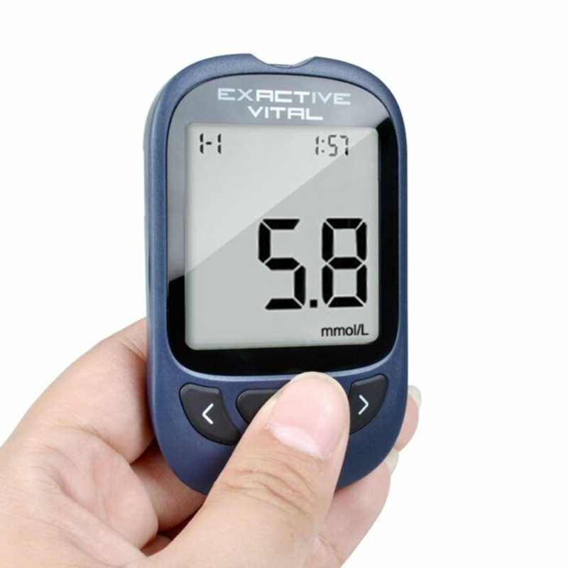 Exactiveâ  Vital Blodsukkermåler    Livstidsgaranti