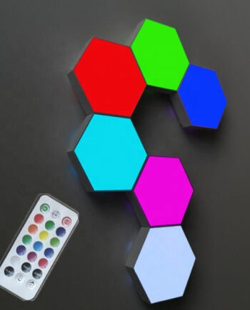 Gamer Lys   Honeycomb Touch Lamper       Stk