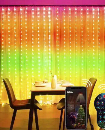 Led Gardin Med App Styring 400 Led