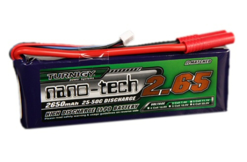 Turnigy Nano-tech 2650mah 2s 25 50c