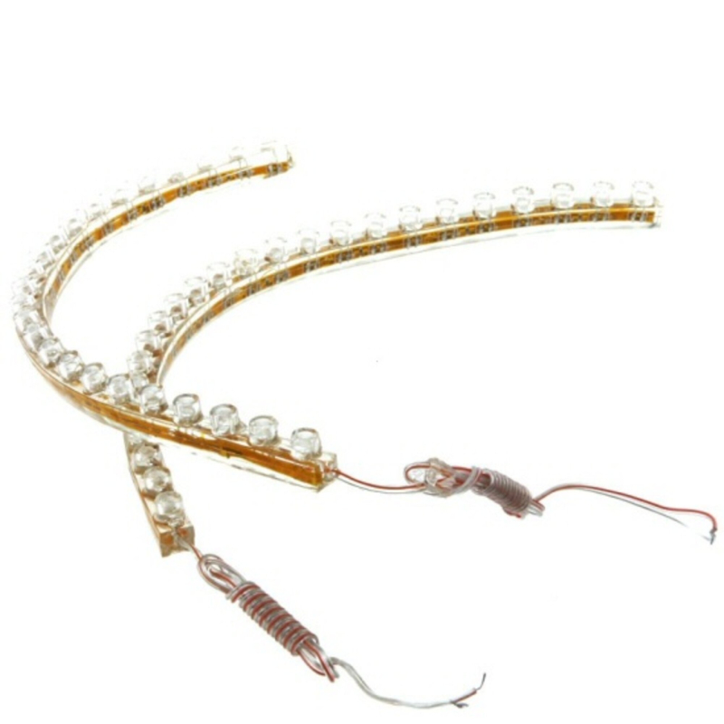 Vandtæt 48cm 48led Strip Blå