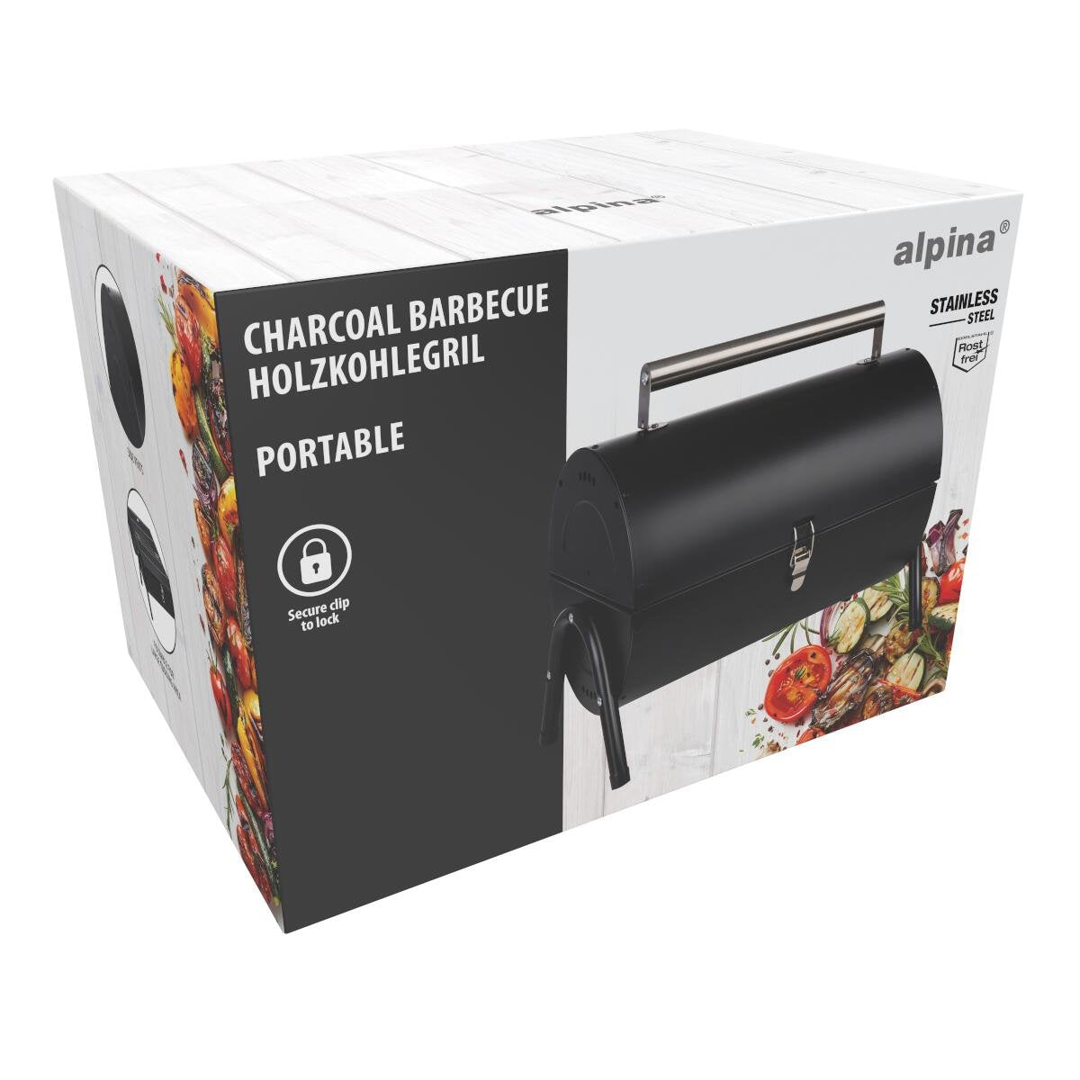 Alpina Mini Kulgrill  Kompakt Bbq Til Altan  Have Og Camping