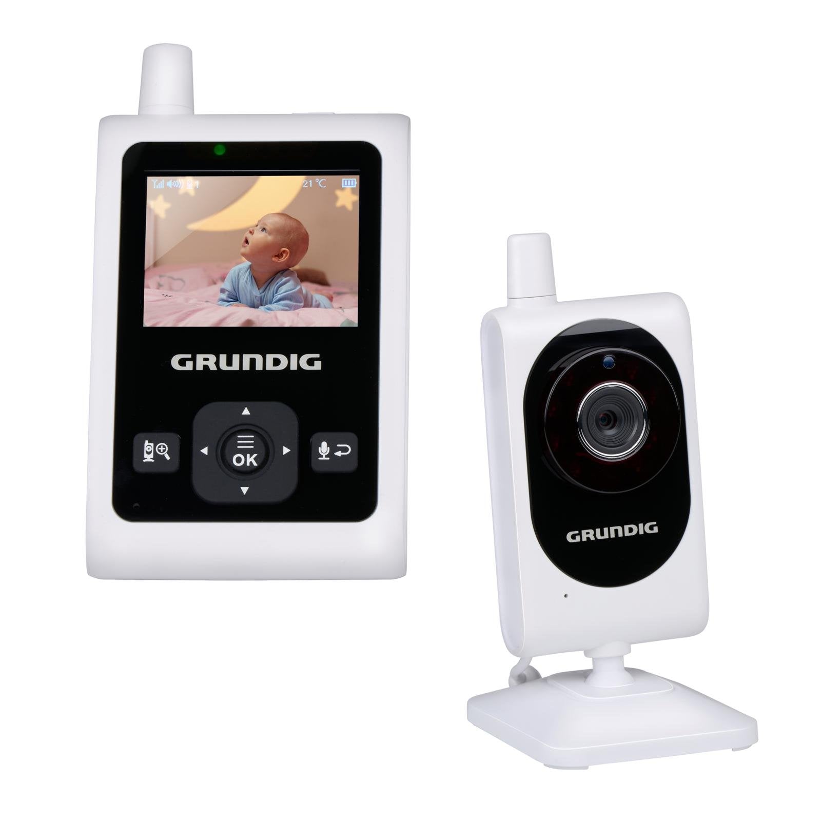 Babyalarm Med Kamera      Trådløs Baby Monitor Med Nattesyn Og Talk-back