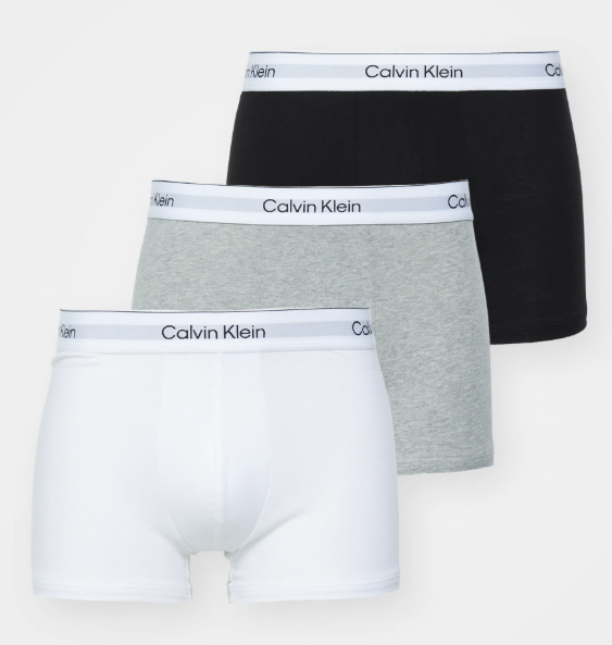 Calvin Klein  -pak Boxershorts   Grå  Sort Og Hvid