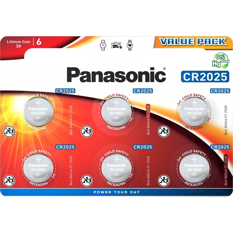 Cr2025 Panasonic 3v    Stk