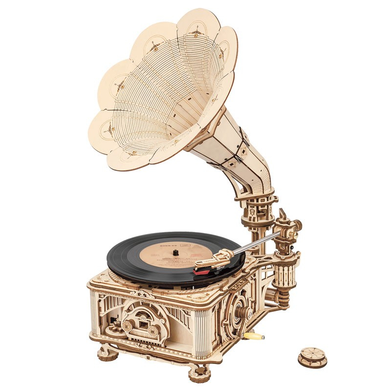 3d Elektrisk Grammofon Puslespil Fra Rokrâ   Lkb01d