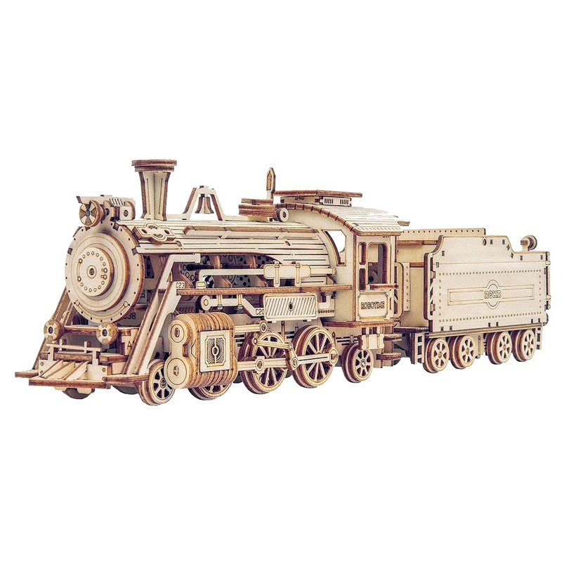 Damplokomotiv 3d Puslespil Fra Rokrâ   Mc501