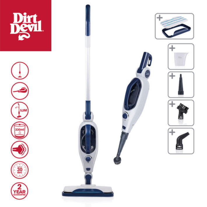 Dirt Devil Multifunktionsdamprenser  - -  Dampmop Og Hånddamprenser
