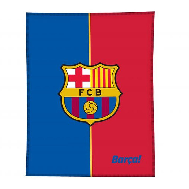 Fc Barcelona Fleece Tæppe