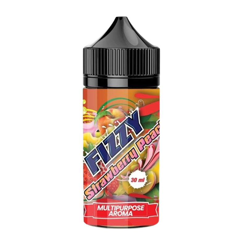 Fizzy Strawberry Peach Aroma Væske 30 Ml