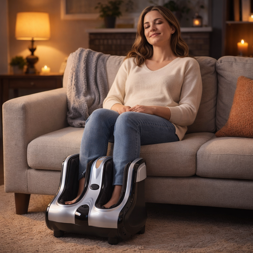 Fod- Og Læg Massager Med Varme Og Vibration    Hastigheder
