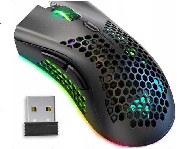 4ghz Gaming Mus Med Rgb Lys Og Justerbar Dpi