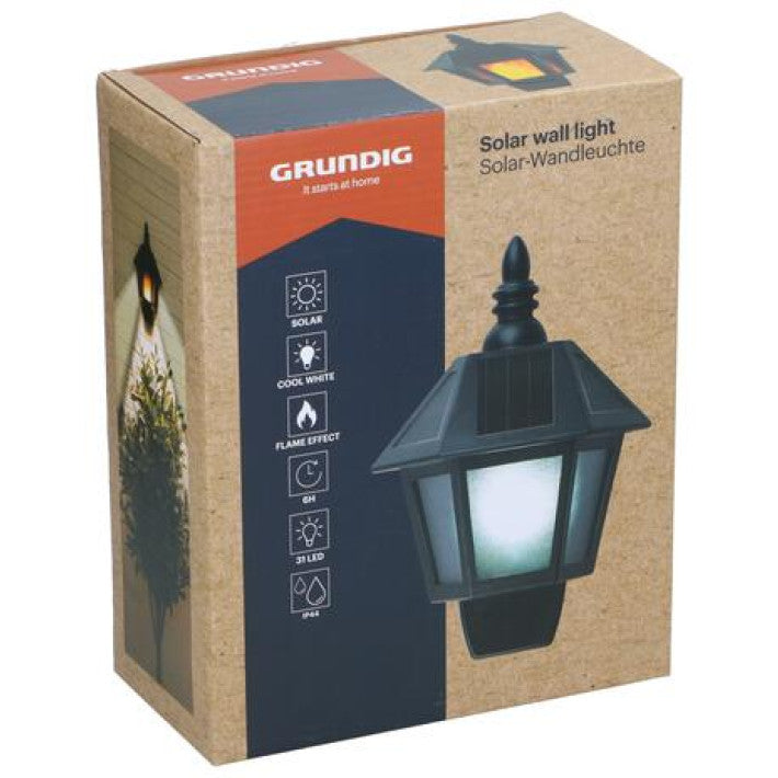 Grundig Solcelledrevet Vægbelysning  - -