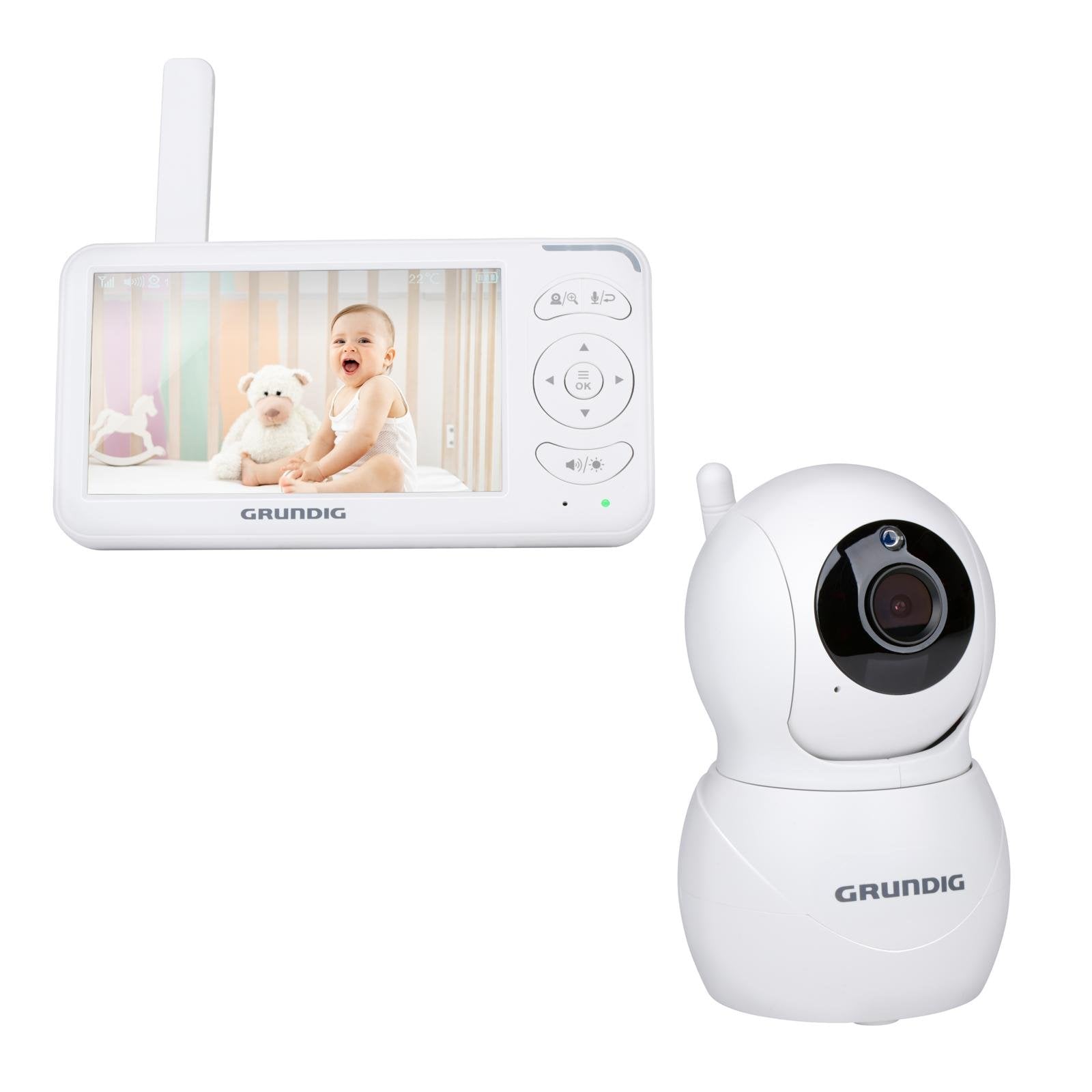 Grundig Video Babyalarm Med   Skærm  Nattesyn