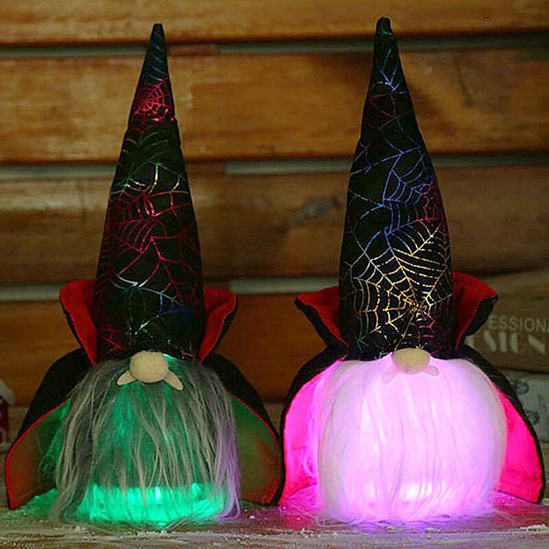 Halloween Vampyr Med Led-lys 30 Cm Grå