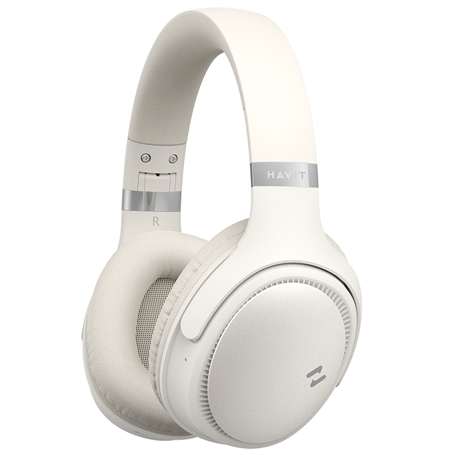 Havit H630bt Over-ear Bt Hovedtelefoner  Creme