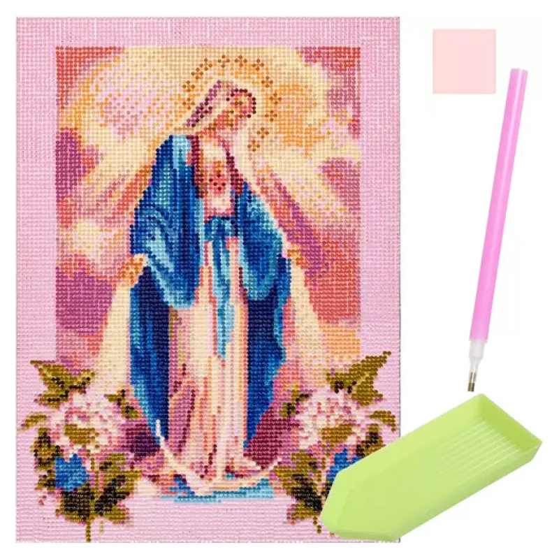 Jomfru Maria 5d Diamond Paint 30   40 Cm