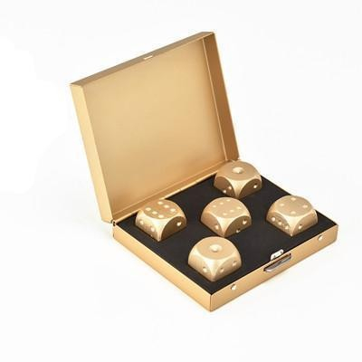 24  Karat  Guld  Terninger