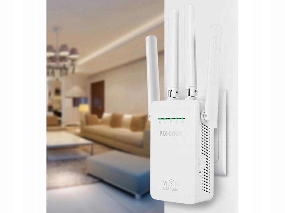 Kraftfuld Wifi-signal Forstørker 300mbps Forøg Din Wifi Rækkevidde