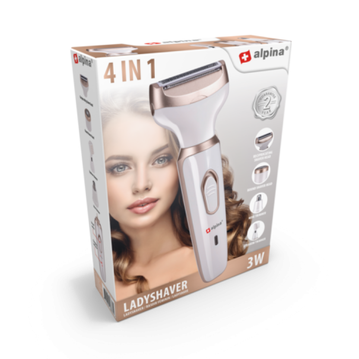 Ladyshaver  - -  Med Genopladeligt Design Og Usb Opladning