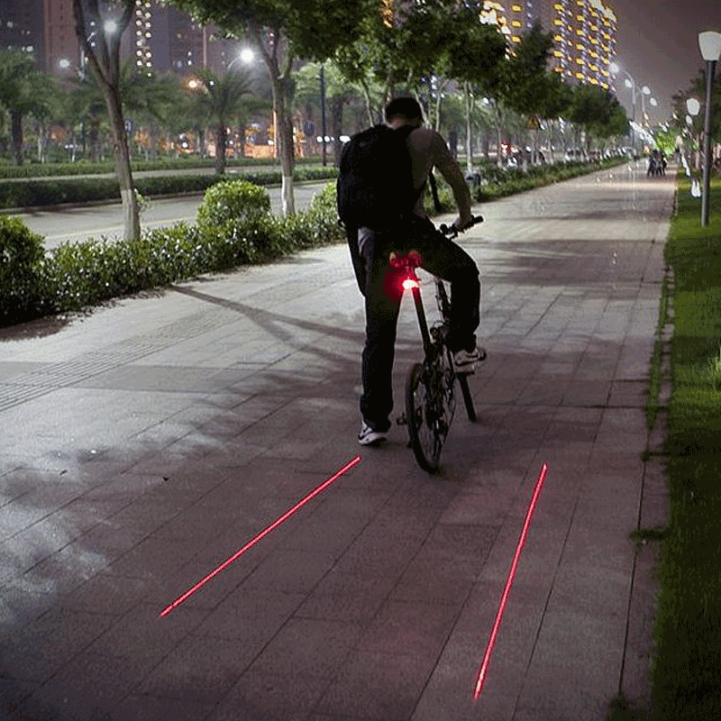 Laser  Baglygte  Til  Cyklen